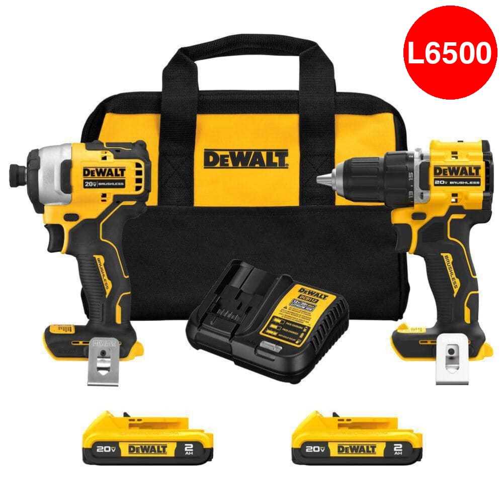 Kit de Taladros Dewalt (Destornillador y de Impacto) DCK225D2