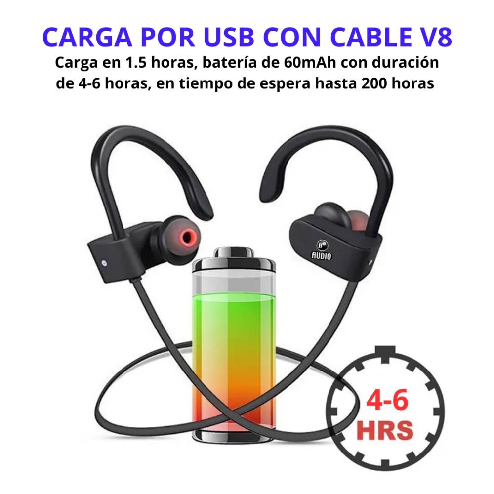 Auriculares Bluetooth Deportivos