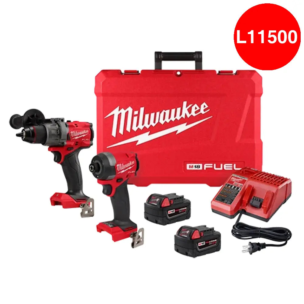 Kit de 2 Taladros Milwakee (Percutor y de Impacto)*