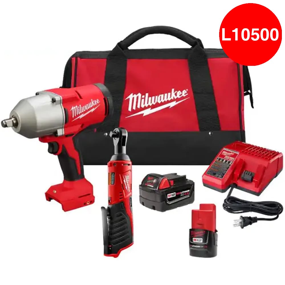 Kit de Taladro de alto impacto Milwakee + Llave de torque 2666-22RH