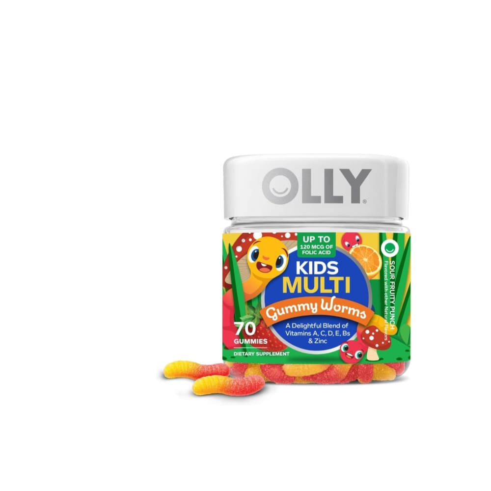 Multivitaminas para niños en Gomitas de Gusanitos (Vitaminas A C D E B Zinc)