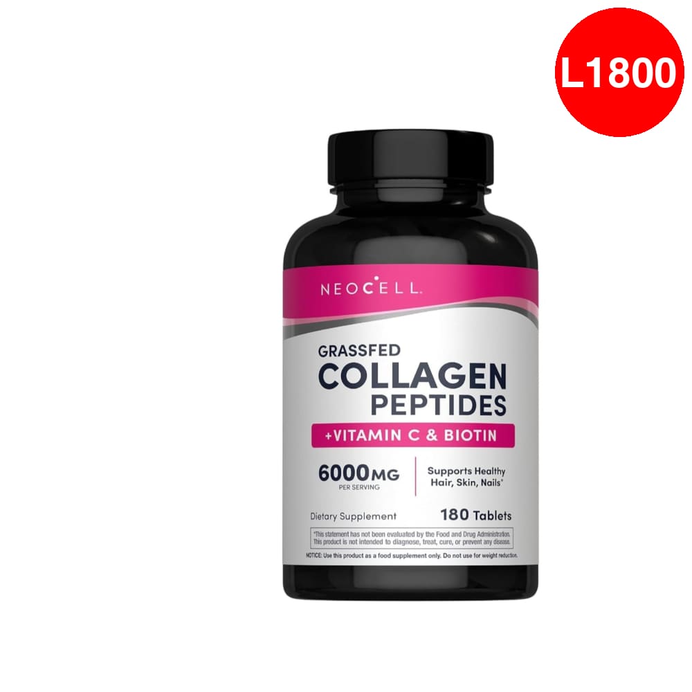 Super Collagen con vitamina C y biotina, suplemento para piel, cabello y uñas, incluye antioxidantes