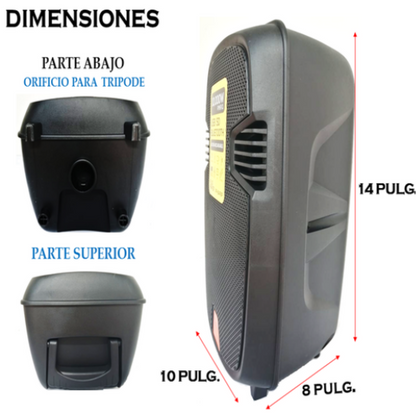 PARLANTE RECARGABLE BLUETOOTH DE 10,000W P.M.P.O