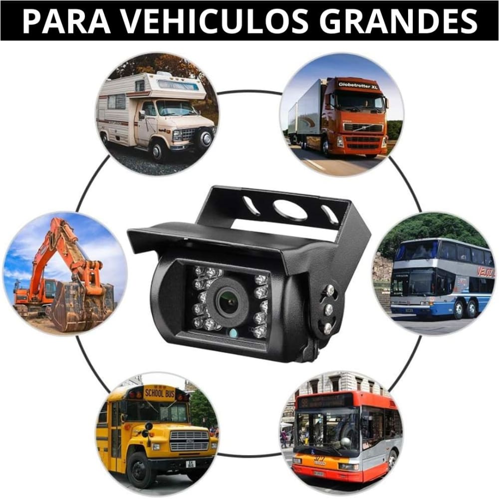Cámara Para Autobús y Vehículos Pesados con Visión Nocturna Infrarroja