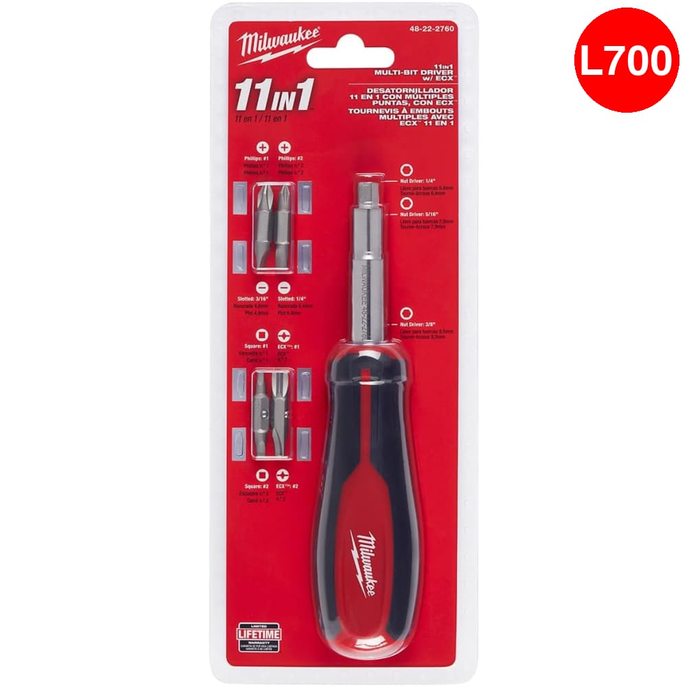 Atornillador Milwaukee 11 en 1