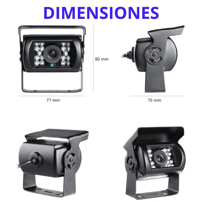 Cámara Para Autobús y Vehículos Pesados con Visión Nocturna Infrarroja