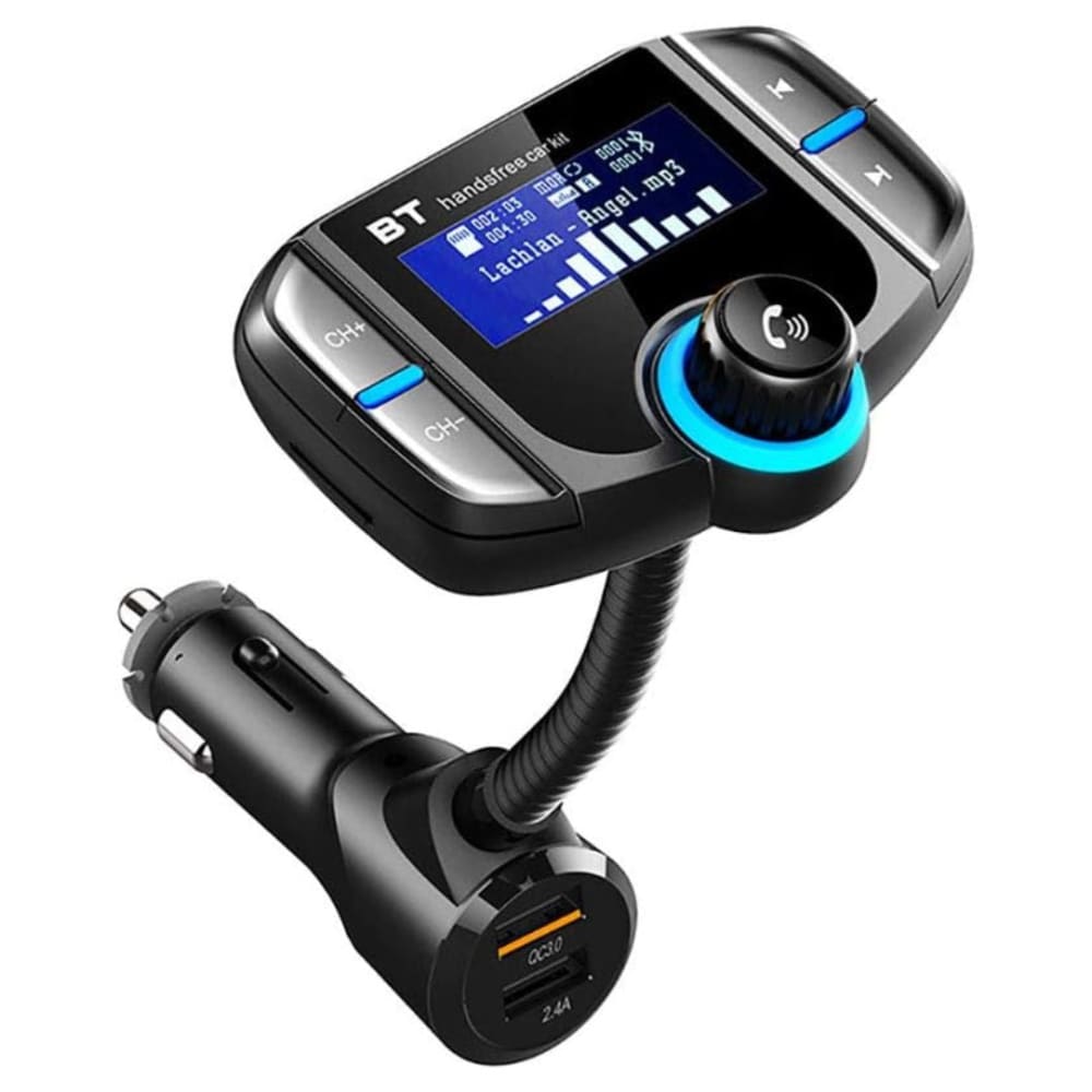HF AUDIO| TRANSMISOR BLUETOOTH – KIT MANOS LIBRES – CARGADOR USB – AUX – CONTROL REMOTO