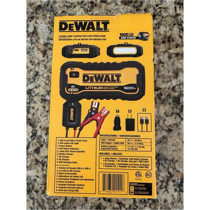 Arrancador De Batería Automotriz (jump Starter) Dewalt 1600A