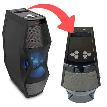 BOCINA DE ALTO DESEMPEÑO DE 2,000W P.M.P.O. CON ILUMINACION LED