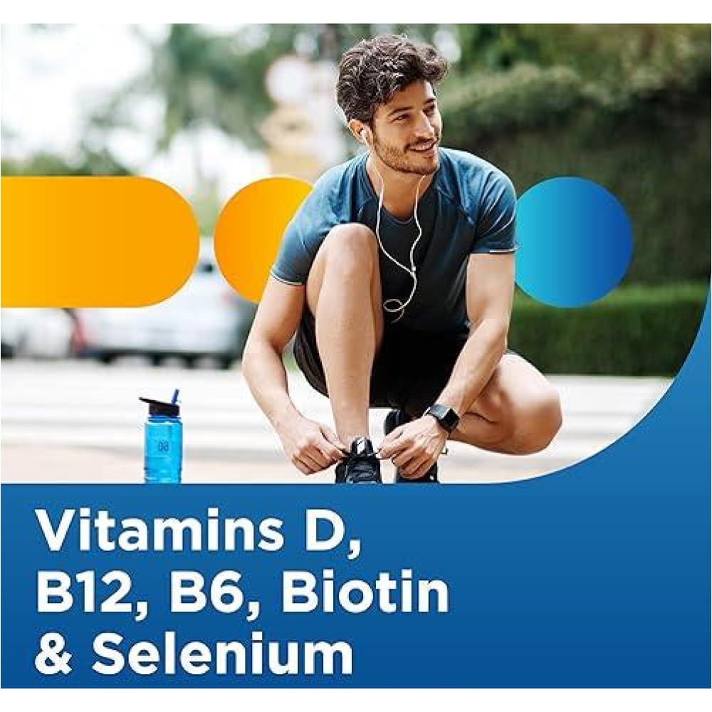 Multivitaminas Para Hombres con Vitamina D3 B12 B6 Biotina Selenio y Antioxidantes
