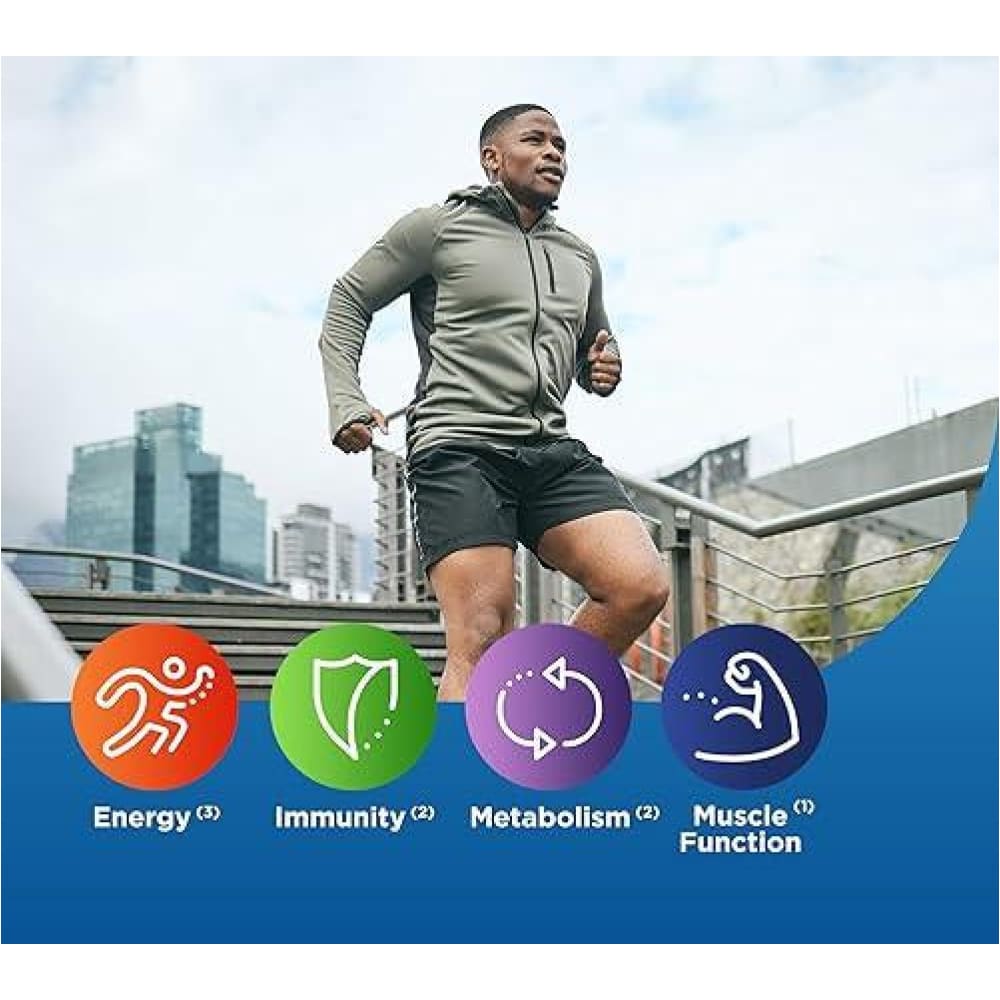 Multivitaminas Para Hombres con Vitamina D3 B12 B6 Biotina Selenio y Antioxidantes