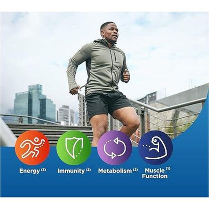 Multivitaminas Para Hombres con Vitamina D3 B12 B6 Biotina Selenio y Antioxidantes