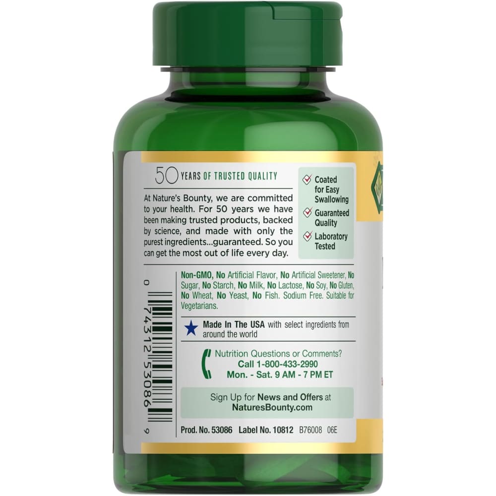 Oxido de Magnesio de Alta Potencia de 500MG - Natures Bounty