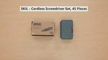 Juego de Destornillador Recargable SKIL de 45 Piezas