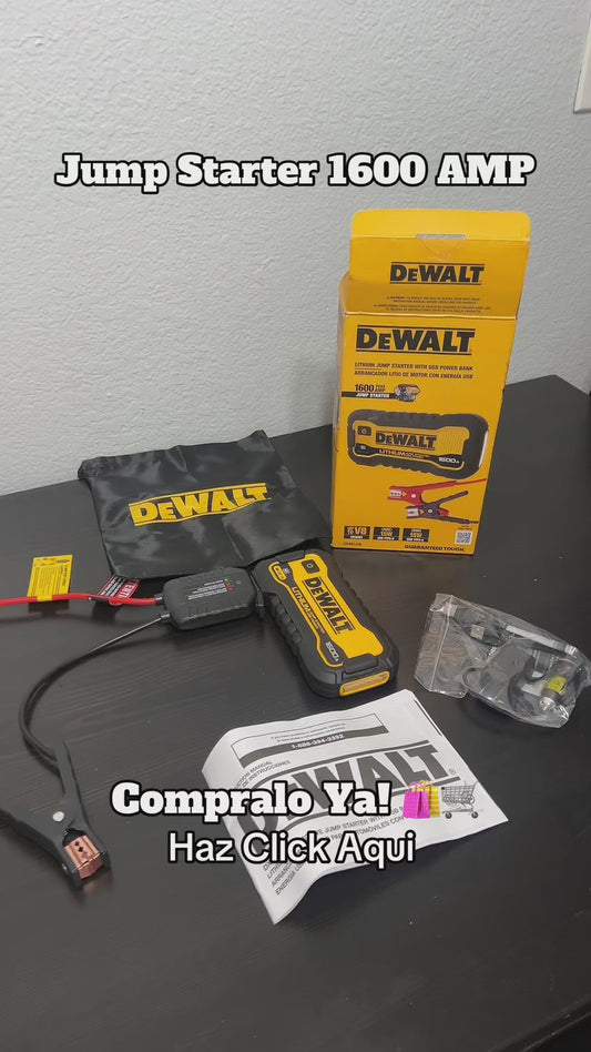 Arrancador De Batería Automotriz (jump Starter) Dewalt 1600A