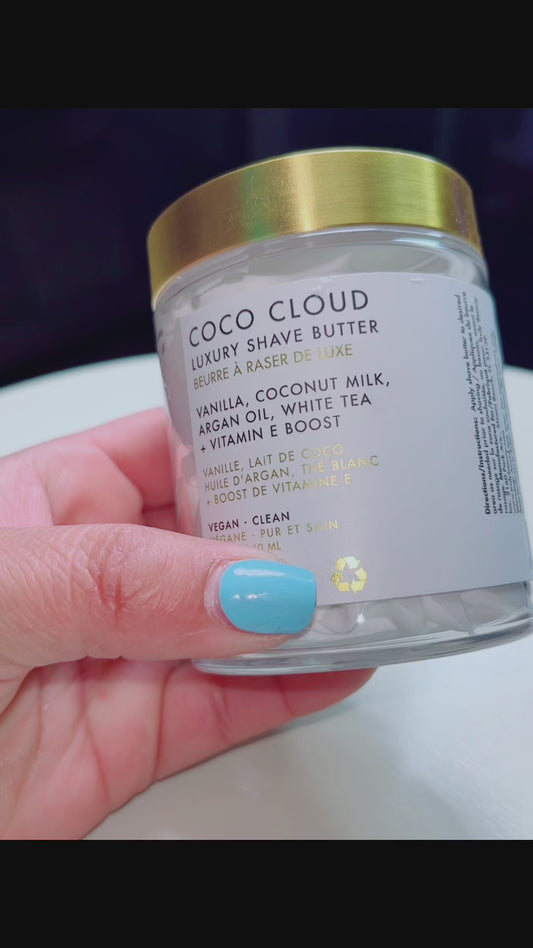 Crema de Afeitar Truly Coco Cloud – Hidratación Suave y Afeitado Ultra-Sedoso