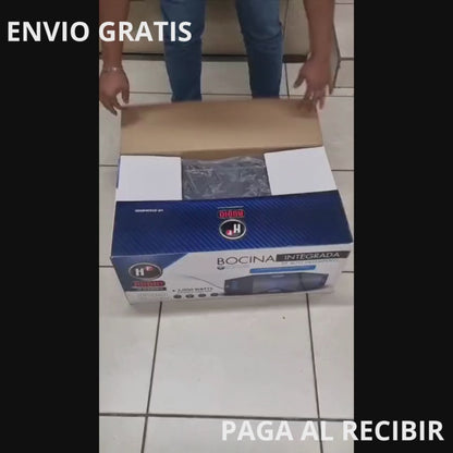 BOCINA DE ALTO DESEMPEÑO DE 2,000W P.M.P.O. CON ILUMINACION LED