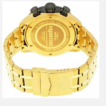 Reloj Invicta Aviator Gold de 40mm Modelo 17206