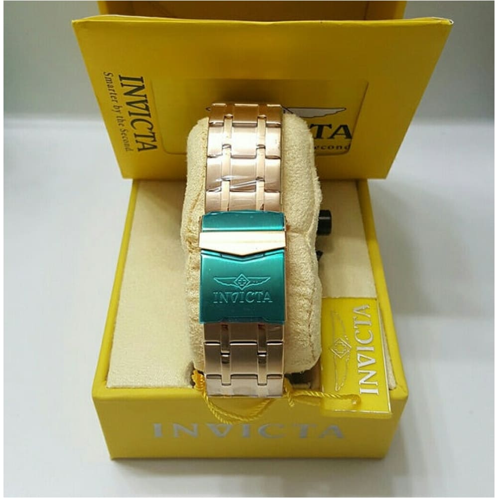 Reloj Invicta Aviator Gold de 40mm Modelo 17206