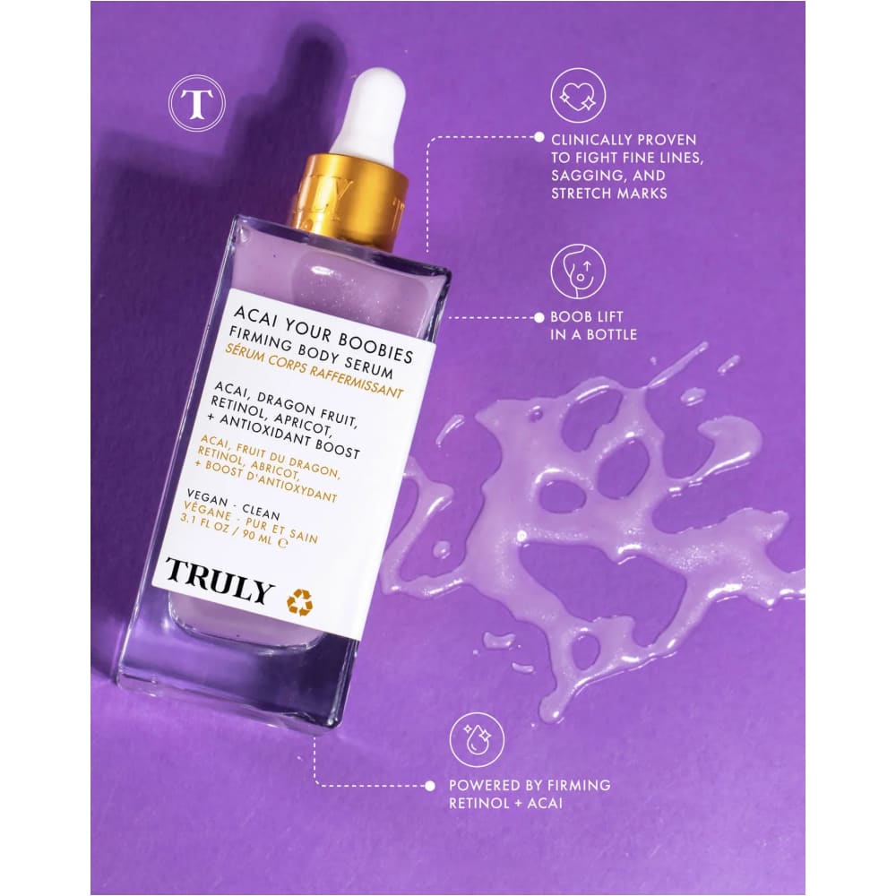 Serum ACAI para Reafirmar Aclarar y Suavisar su piel TRULY