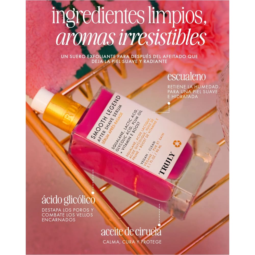 Serum Smooth Legend Blanquea tu piel La Suaviza Hidrata y Previene Vellos Encarnados