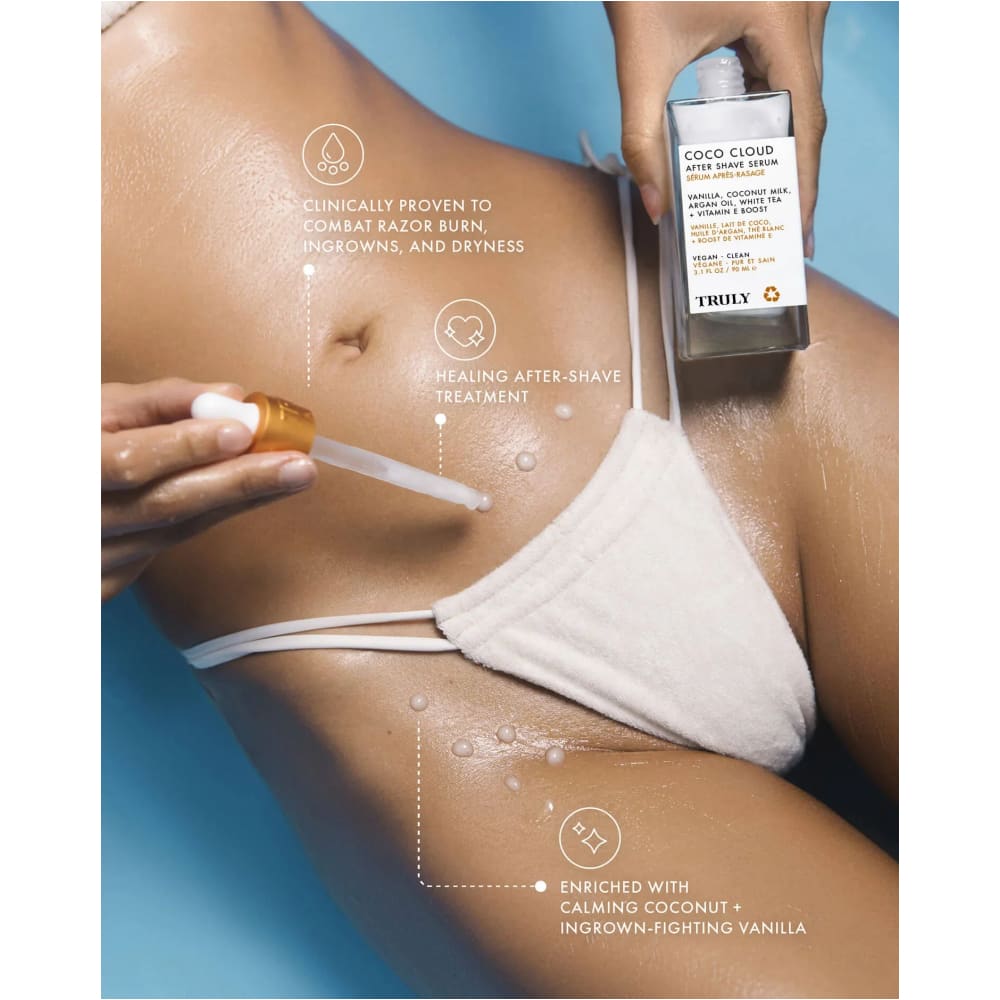 Serum Truly para despues del Afeitado Coco Cloud – Calma Hidrata y Revitaliza la Piel