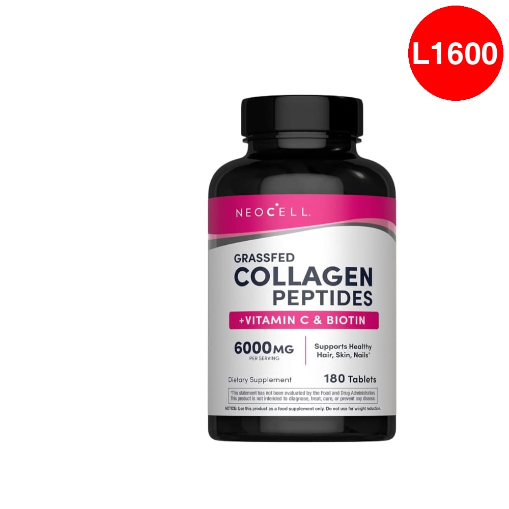 Super Collagen con vitamina C y biotina suplemento para piel cabello y uñas incluye antioxidantes