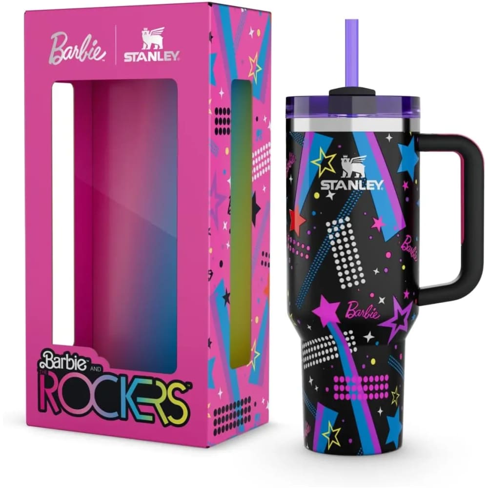 Taza coleccionable Stanley BARBIE de Acero inoxidable - 1.2 Litros (NEGRO)