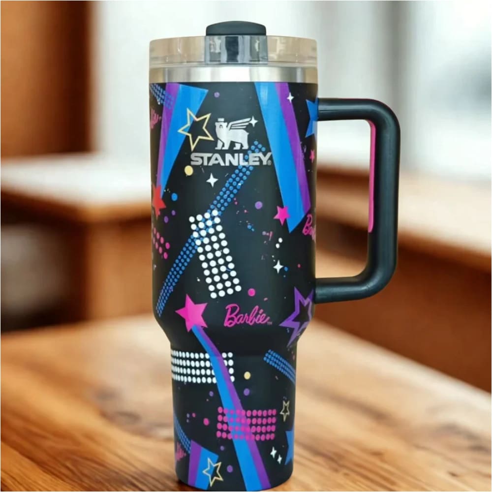 Taza coleccionable Stanley BARBIE de Acero inoxidable - 1.2 Litros (NEGRO)