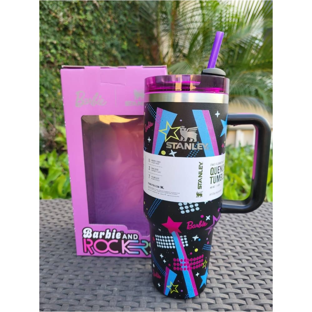 Taza coleccionable Stanley BARBIE de Acero inoxidable - 1.2 Litros (NEGRO)